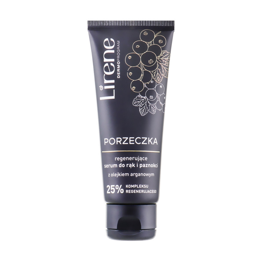 Регенерувальна сироватка для рук та нігтів Lirene Regenerating Hand Serum Чорна смородина, 75 мл